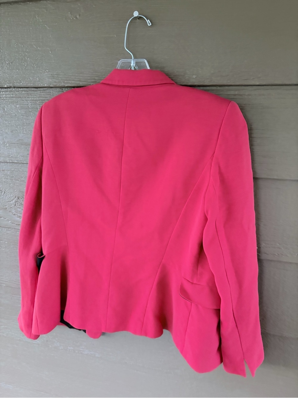 Lafayette 148 New York Deep Red Tailored Blazer w/Black Buttons -Sz 8 - Picture 5 of 6